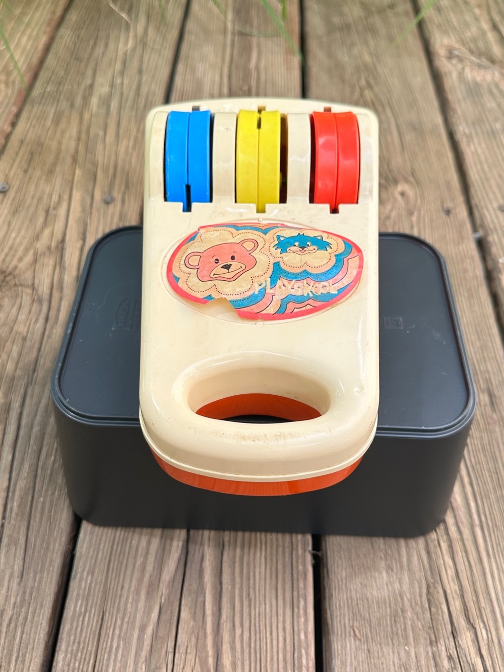 Vintage Playskool 1970's Roller Chimes Infant Toddler Toy (Model 42)